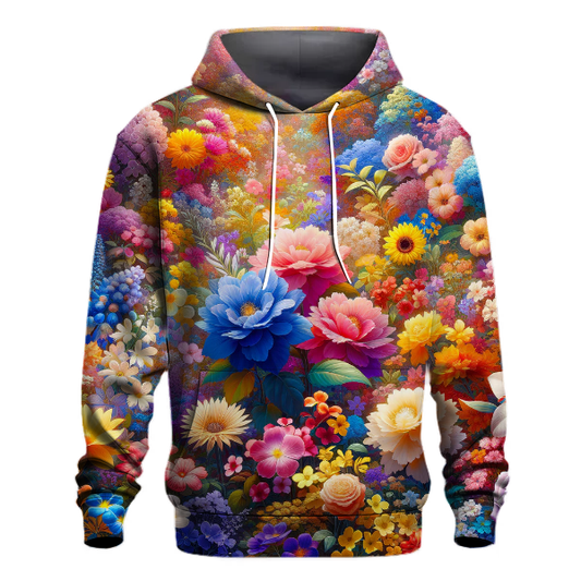 Charming Floral Burst Hoodie