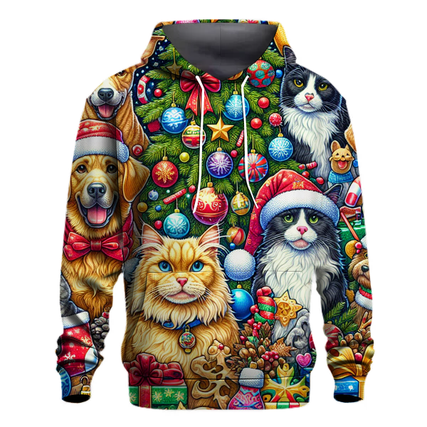 Festive Pet Paw-some Holiday Hoodie