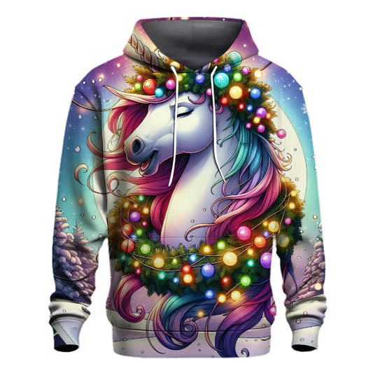 Silly Christmas Unicorn Hoodie