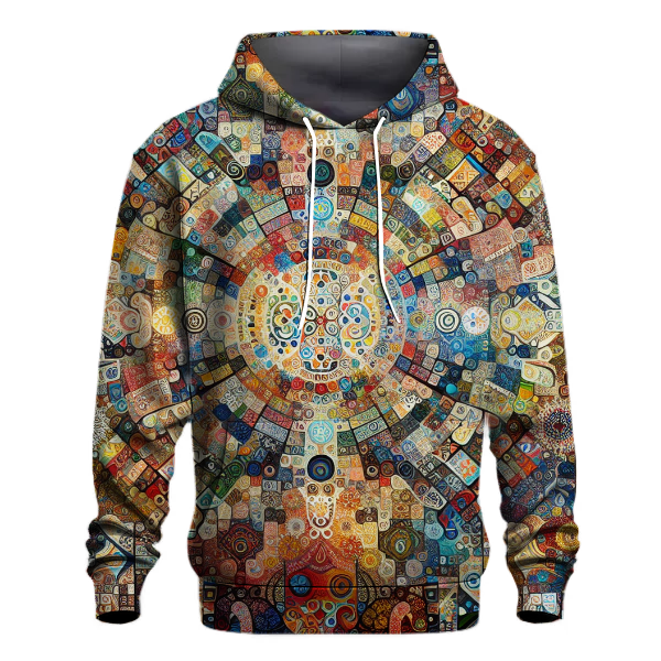 Colorful Cultural Mosaic Hoodie