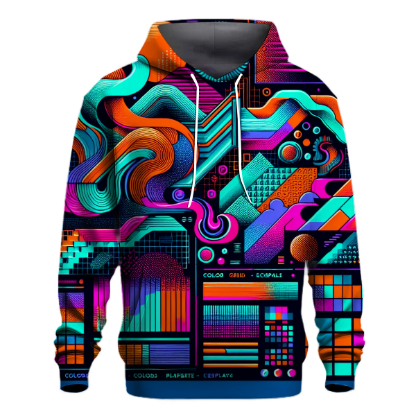 Vibrant Echoes Hoodie