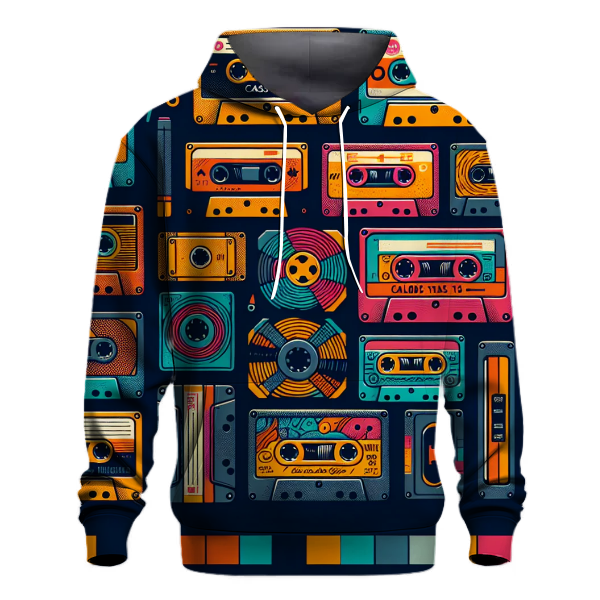 Vintage Cassette Collection Hoodie Hoodies Fashion