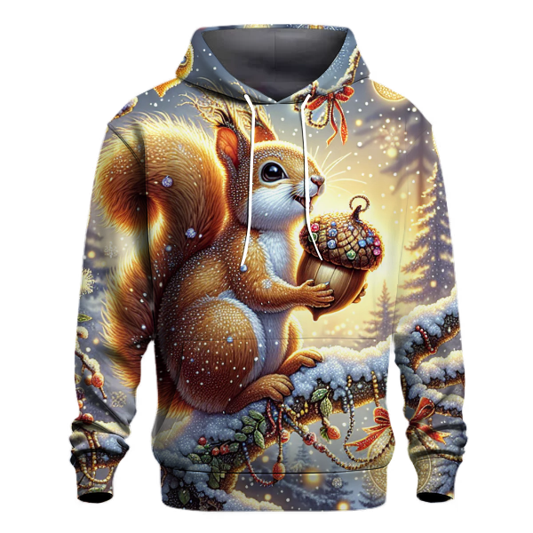 Nutty for Christmas Squirrel Hoodie