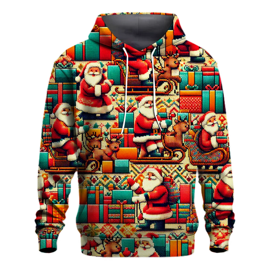 Retro Santa Claus Parade Design Hoodie