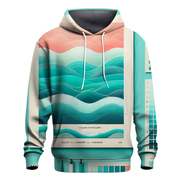 Cool Ocean Breeze Gradient Hoodie