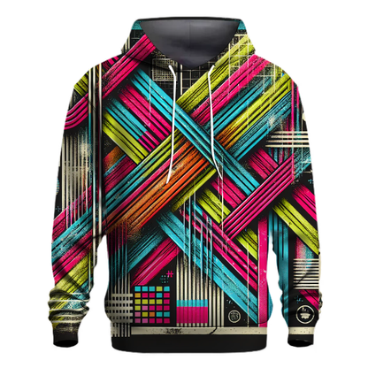 Neon Grunge Fusion Hoodie