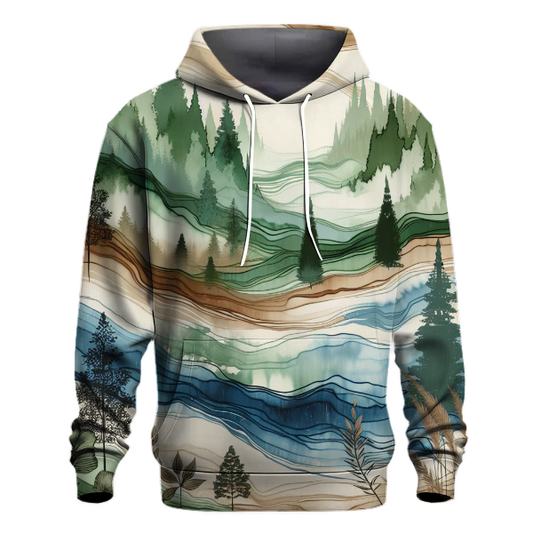 Mystical Forest Tie-dye Design Hoodie