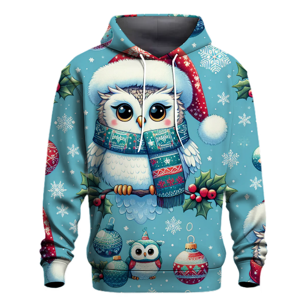 Charming Holiday Owls Hoodie