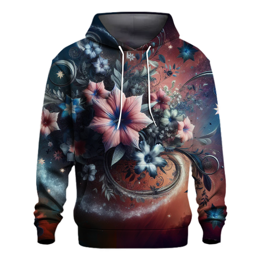 Surreal Cosmic Flora Hoodie