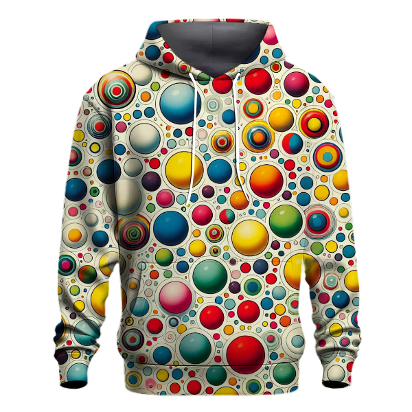 Classic Rainbow Polka Dots Hoodie