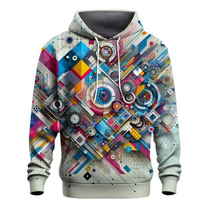 Techno Geometric Hoodie