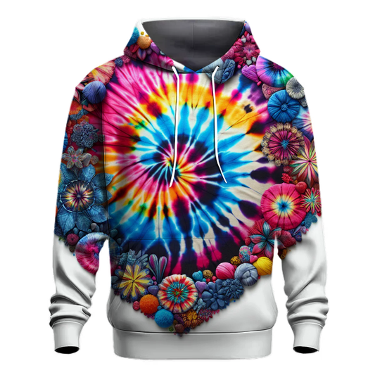 Colorful Tie Dye Love Hoodie