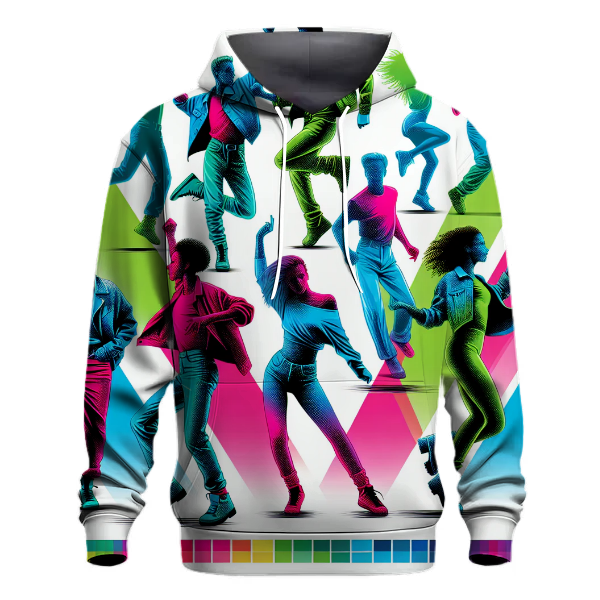 Funky Dancer Silhouettes Hoodie