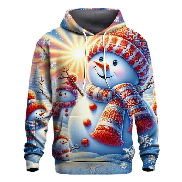 Festive Snowman Family Hoodie