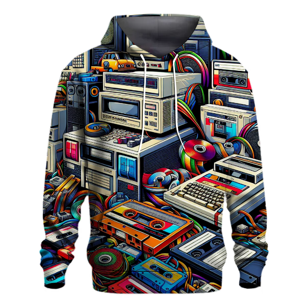 Retro Tech Artistry Hoodie