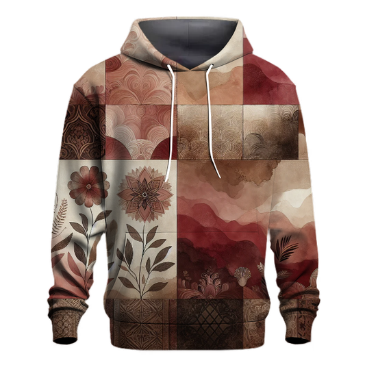 Burgundy Oasis Hoodie