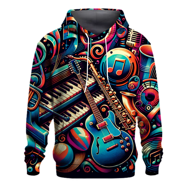 Vintage Music Vibes Hoodie