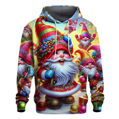 Charming Holiday Gnome Festivities Hoodie