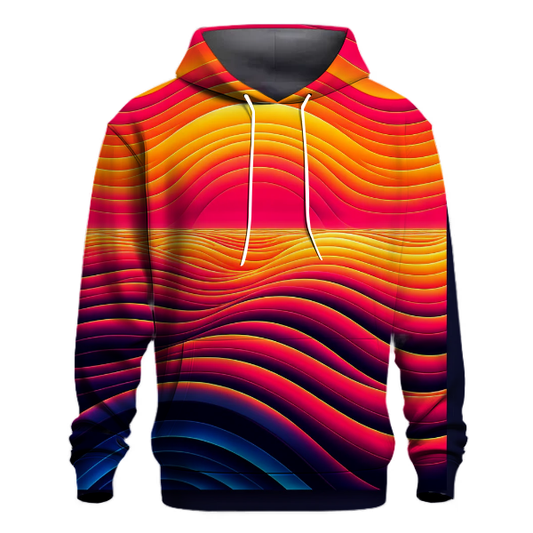 Fiery Sunset Splendor Hoodie