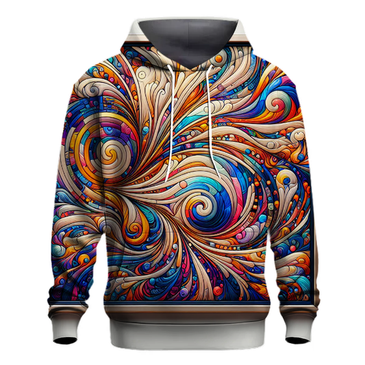 Abstract Artistic Fusion Hoodie Pullover Hoodies