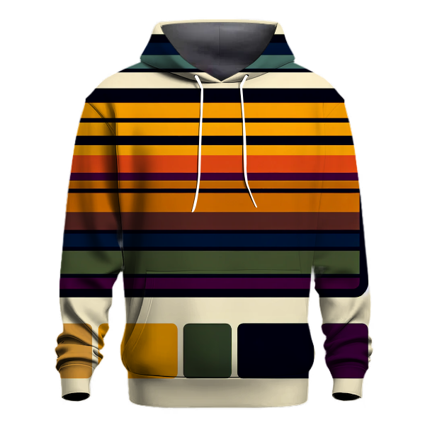 Rainbow Retro Stripe Hoodie