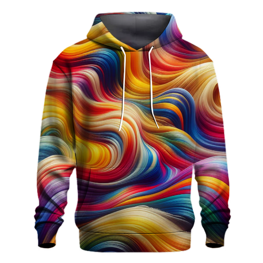 Rainbow Waves Hoodie