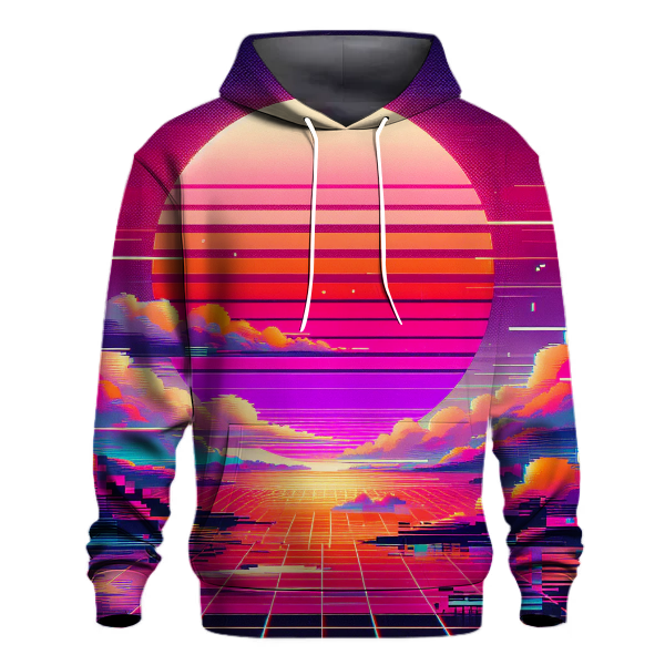 Glitchy Sunset Hoodie