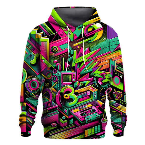 Neon Graffiti Dreams Hoodie