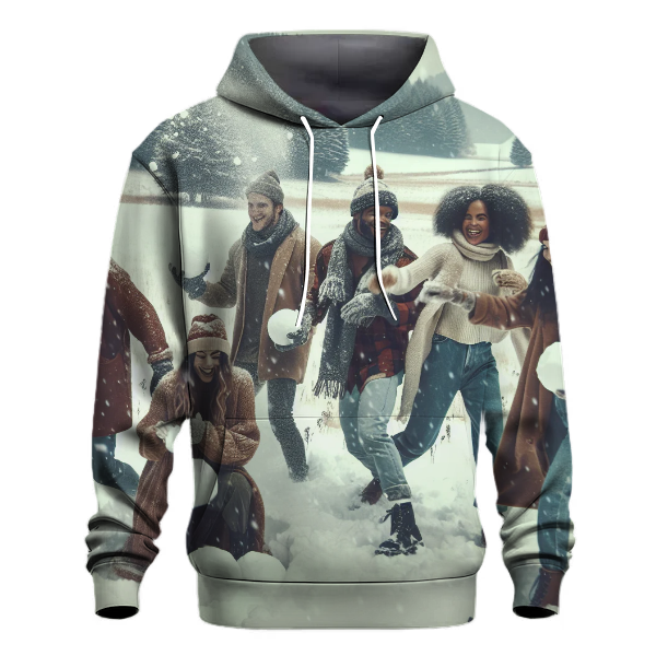 Jolly Snowball Fight Hoodie