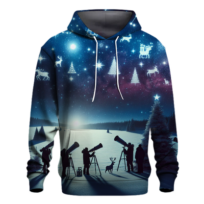 Winter Stargazing Fantasy Hoodie