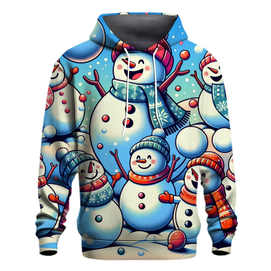 Silly Snowball Fight Hoodie