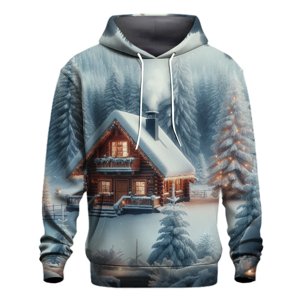 Snowy Cabin Retreat Hoodie