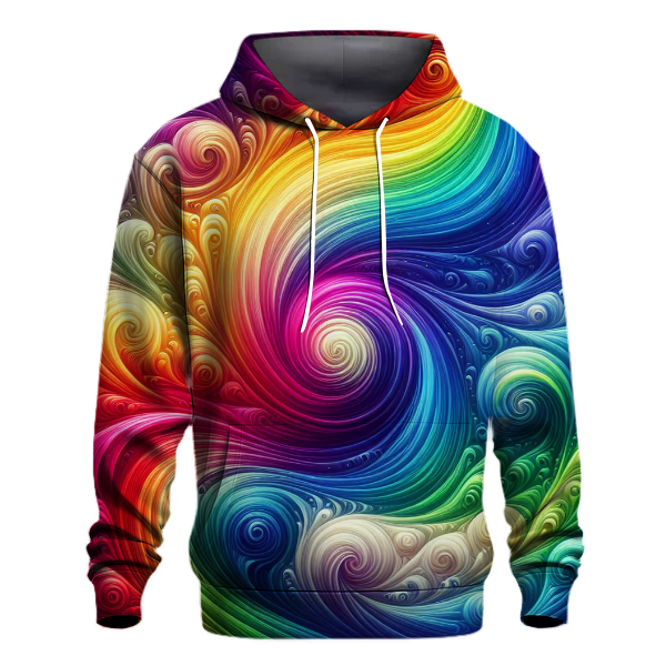 Celestial Rainbow Gradient Hoodie Lightweight Hoodies