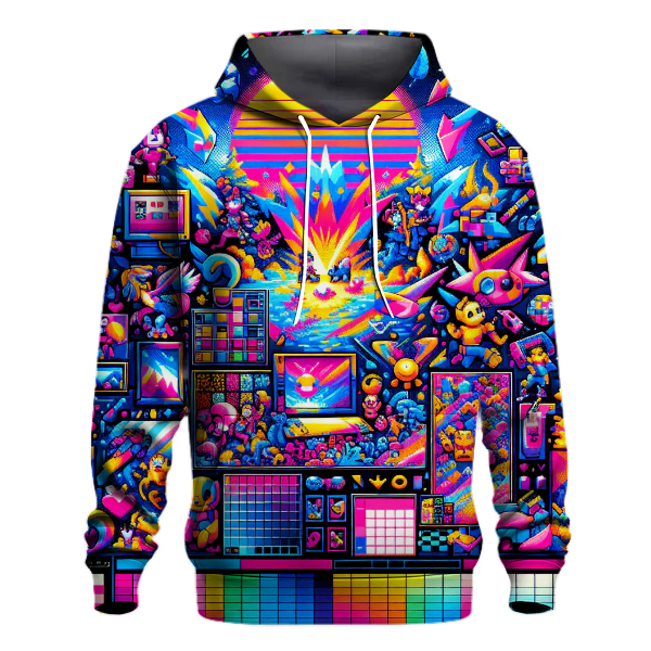 Pixel Pop Party Hoodie