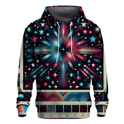 Retro Cosmic Vibes Design Hoodie