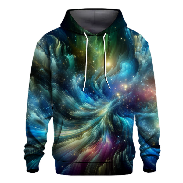 Vivid Aurora Tie-dye Design Hoodie