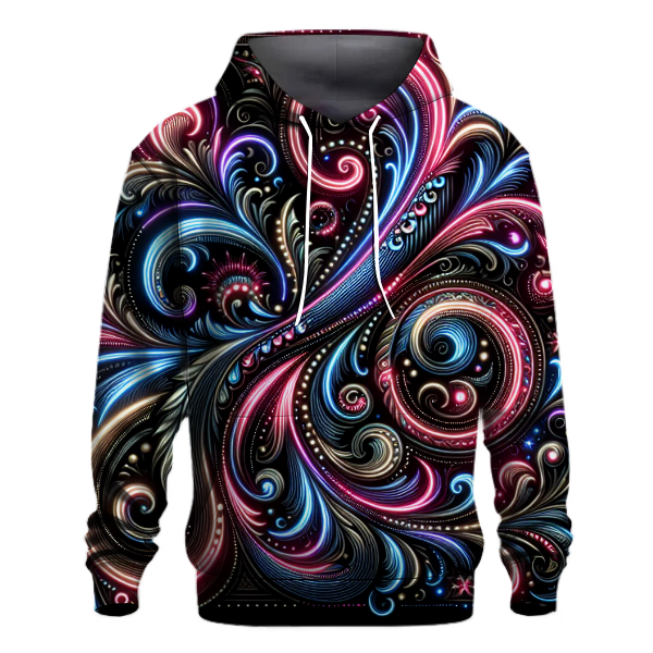 Luminous Patterns Hoodie Custom Hoodies