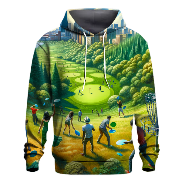 Disc Golf - USA Hoodie