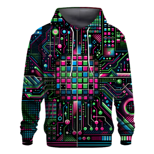 Radical 80s Grid Hoodie