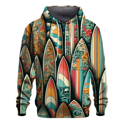 Rad 80s Surfboards Hoodie