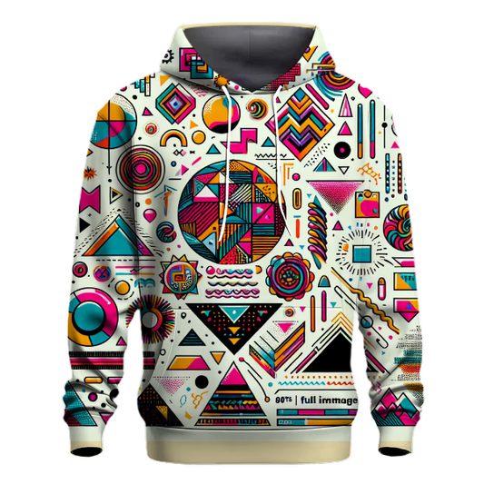 Funky 80s Patterns Hoodie