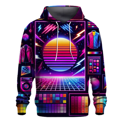 Neon Nightlife Escape Hoodie