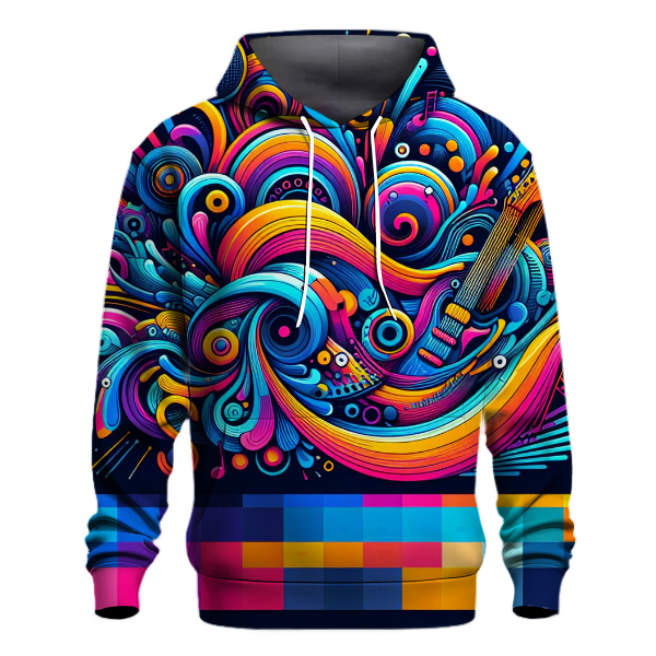 Retro Music Wave Hoodie