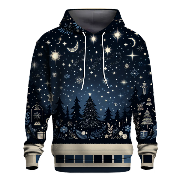 Twinkling Starry Night Hoodie Custom Hoodies