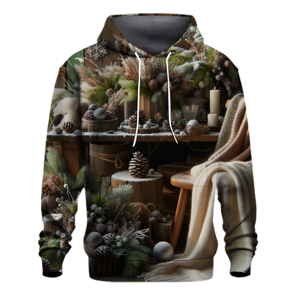 Rustic Winter Wonderland Hoodie