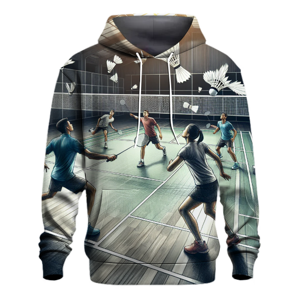 Badminton Shuttle Flight Hoodie