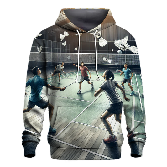 Badminton Shuttle Flight Hoodie