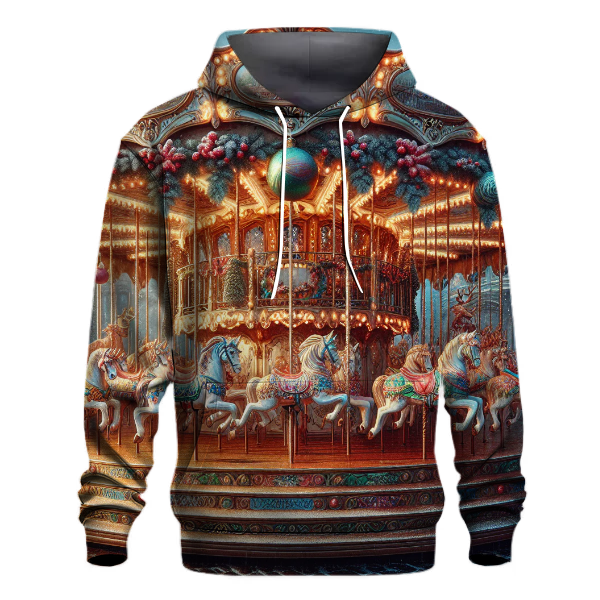 Joyful Christmas Carousel Hoodie