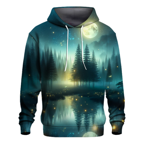 Mystic Forest Night Hoodie