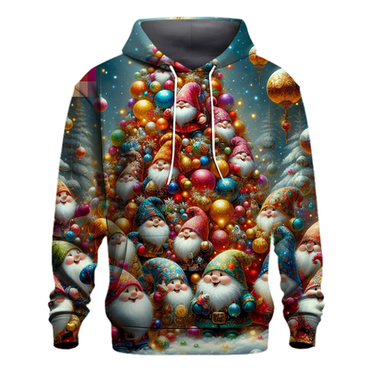 Gnomes Decorating Christmas Tree Hoodie